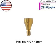 US Dental Mini Healing Abutment Cover Screw Fits Osstem Hiossen ET ∅4.0/4.5mm
