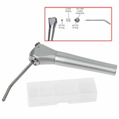 1-5Pcs Dental 3 Way Air Water Spray Triple Syringe Handpiece w/ 2 Nozzles Tips