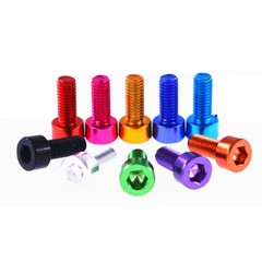 M6 Aluminum Alloy Allen Hex Socket Cap Head Screws Bolts Thread Length 8mm- 40mm