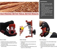 CopperMine Authentic Copper Wire Stripping Machine Handheld Wire Stripper CT-102
