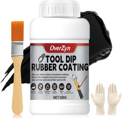 10.5Oz Rubber Dip for Tools, Tool Dip Rubber Coating, Tool Handle Dip Coating We