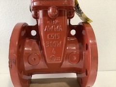 Smith Cooper 4″ Gate Valve Flanged FM UL AWWA C515 250 PSI Model 17115F