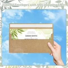 Kraft #10 Business Envelopes 50 Pack Self Seal Standard Size 4.125 x 9.5 Inches