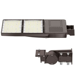 Outdoor Commercial LED Parking Lot Light 320W Shoebox Street Pole Light fixture