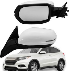 Left Driver Side Mirror Fits 2016-2022 HR-V EX EX-L Power Heated Signal White