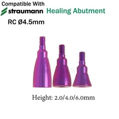 Fits ITI Straumann BL/BLT Dental NC/RC Healing Abutment Caps Cover Screw