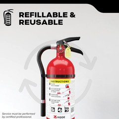 Kidde Commercial-Grade Fire Extinguisher for Office, Schools, Rechargeable,