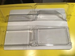 Clamshell Large Hangable Blister Pack (36 pcs) Clear 6L x 1-1/4 D 3-1/4W