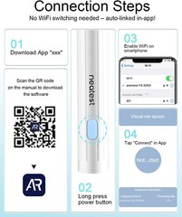 Ear Wax Removal Tool 8 PCS Ear Cleaner with Camera Rechargeable Earwax Removal