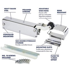 1PC For Kason 1094 SureClose Hydraulic Door Closer with Flush to 3/4 Inch Hook