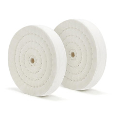 Buffing Polishing Wheel 6 Inch (70 Ply) Extra Thick for Bench Grinder Tool