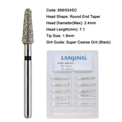 Dental Diamond Burs Round End Taper FG 850/016 856/018 High Speed Diamond Bur
