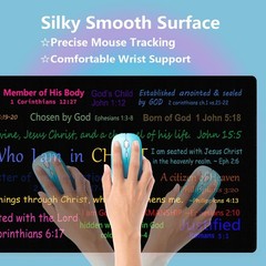 Christian Bible Verse Large Mouse Pad, 31.5L x 15.8W inches, Quotes