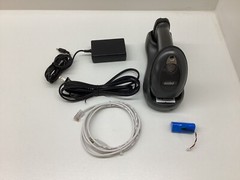 DS6878 WIRELESS BLUETOOTH 1D 2D BARCODE SCANNER KIT NEW BATTERY, SYMBOL MOTOROLA