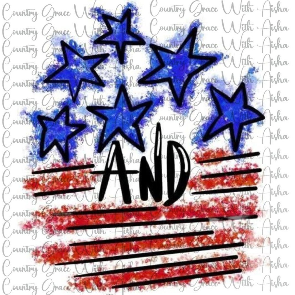 Sublimation Print Stars and Stripes Ready To Press Paper Ink Heat Transfer