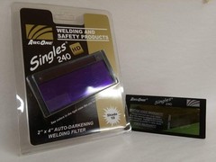 S240-10 Horizontal Single Auto-Darkening Filter for Welding, 2 x 4″, Shade 10