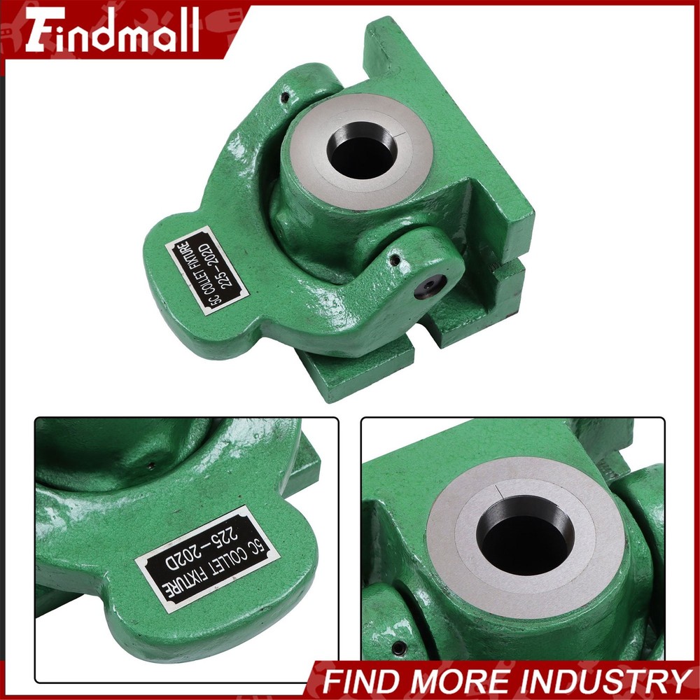 Findmall 5C Collet Fixture Dead Length Chuck Fixture Horizontal Vertical Mill