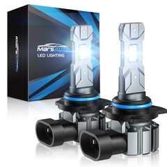 Marsauto 9012 Fog Bulbs 24000Lm Super Bright Driving Lights 6000K Cool White