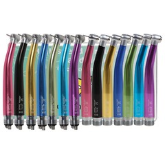 NSK Style Dental High Speed Handpiece Air Turbine Push Button 2/4Holes 7 COLORS
