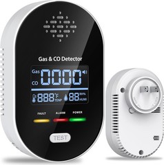 4-in-1 Carbon Monoxide Detector Warning Alarm Sensor LED Digital Gas Detector US
