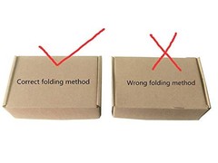 Small Shipping Boxes 6x4x1.6 Inch Corrugated Cardboard Packaging Box 50Pack