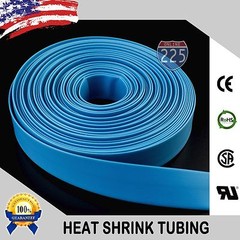 100 FT. 100′ Feet BLUE 3/4″ 19mm Polyolefin 2:1 Heat Shrink Tubing Tube Cable US