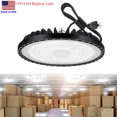 200W LED High Bay Light 6000K UFO HighBay LED Commercial Warehouse Garage Light