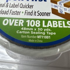 Smart Move Packing Moving Pre-Printed Tape “OPEN FIRST”