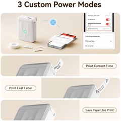 NIIMBOT D110 Bluetooth Label Maker with Tape Portable Thermal Label Printer