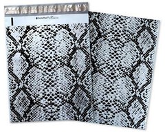 Snakeskin Poly Mailers, 10×13″ Shipping Mailers, Self Seal, Custom Mail bags
