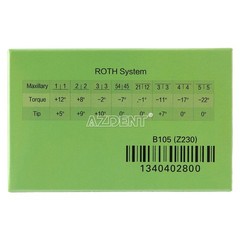 AZDENT Dental Ortho SelfLigating Brackets Braces Metal Mini Roth.022 Hooks 345