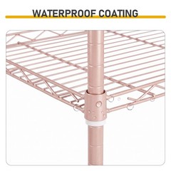54x29x150cm 5-Layer Iron Adjustable Display Retail Rack Adjustable Shelf