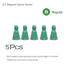5Pcs US Dental Healing abutment Cap compatible with Osstem TS Mini/Regular Hex