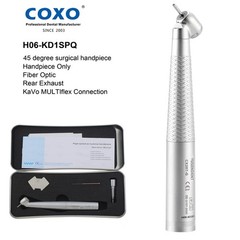 COXO Dental Surgical Handpiece 45° Angle Fit KaVo Fiber Optic 6 Hole Coupler