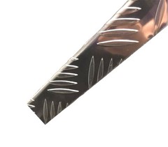 2″H X 2″W X 36″L Aluminum Diamond Plate Wall Edge Corner Guard Angle