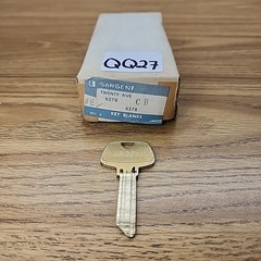 Sargent 6278 CB Key Blanks CB Keyway Nickel Silver 6 Pin NOS 18ct