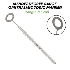 Mendez Degree Gauge 12.5 cm Toric Marker Stainless Steel Ophthalmic Instruments