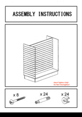 White Slatwall Gondola Display – 48″W x 24″D x 54″H, Assembly Required