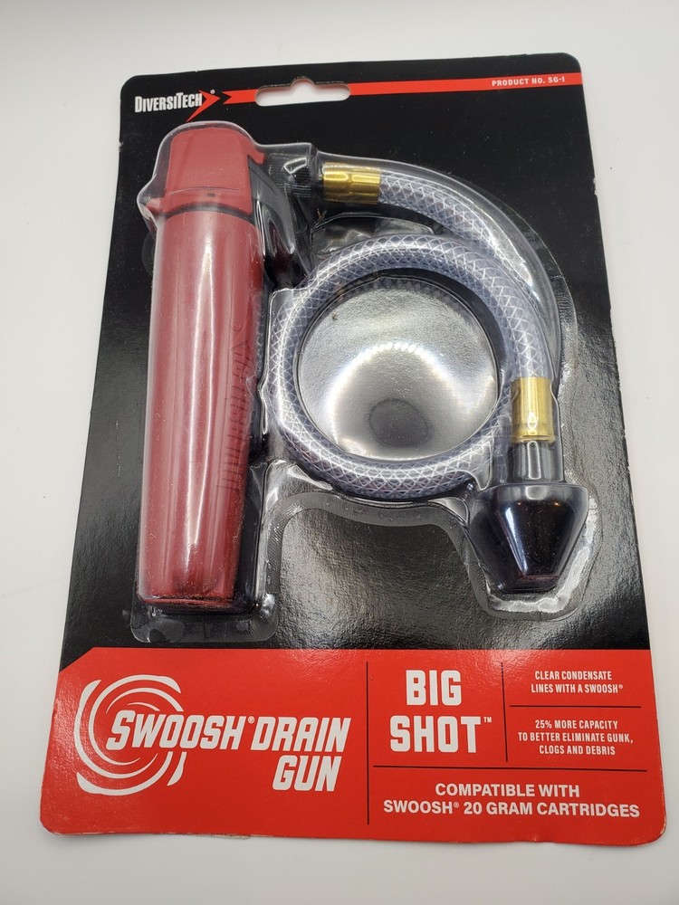 DiversiTech SG-1 Big Shot 20G Swoosh Drain Gun – NEW