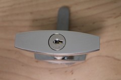 Concave T-Handle Latch Key Cam Lock for Locker / Cabinet Heavy Duty Security