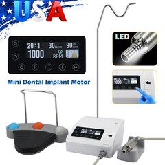 Mini Dental Brushless Implant Motor System 20:1 LED Contra Angle Handpiece
