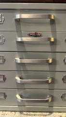 NEUMADE 5-Drawer STACKABLE Photography Metal File Cabinet 15.5” W x 13”H x 12”D