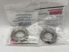 Dayton 1-1/4″ Bore DOUBLE SPLIT STEEL CLAMPING SHAFT COLLAR Stainless Steel 2pcs