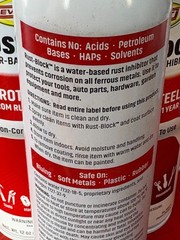 (6) CRC EVAPO-RUST WATER-BASED RUST-BLOCK RUST CORROSION INHIBITOR 12 oz. CANS