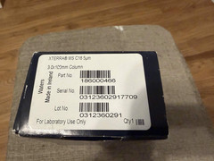 Waters XTerra MS C18, 3.0 x 100mm, New 186000466