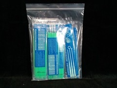 COPAN COP-S1 Disposable Inoculation Loops & Needles 10 Packs of 25 Light Green