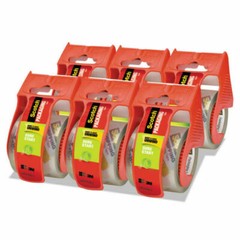 Scotch Sure Start Shipping Packaging Tape 6 Rolls with Dispenser 1.88″ x 22.2 yd