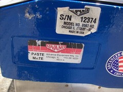 USED Advance Paste Mate B562 HD – Wall Paper & Walltex pasting machine