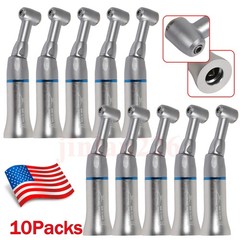 10 PCS NSK Style Dental Low Slow Speed Push Button 2.35mm Contra Angle E-type