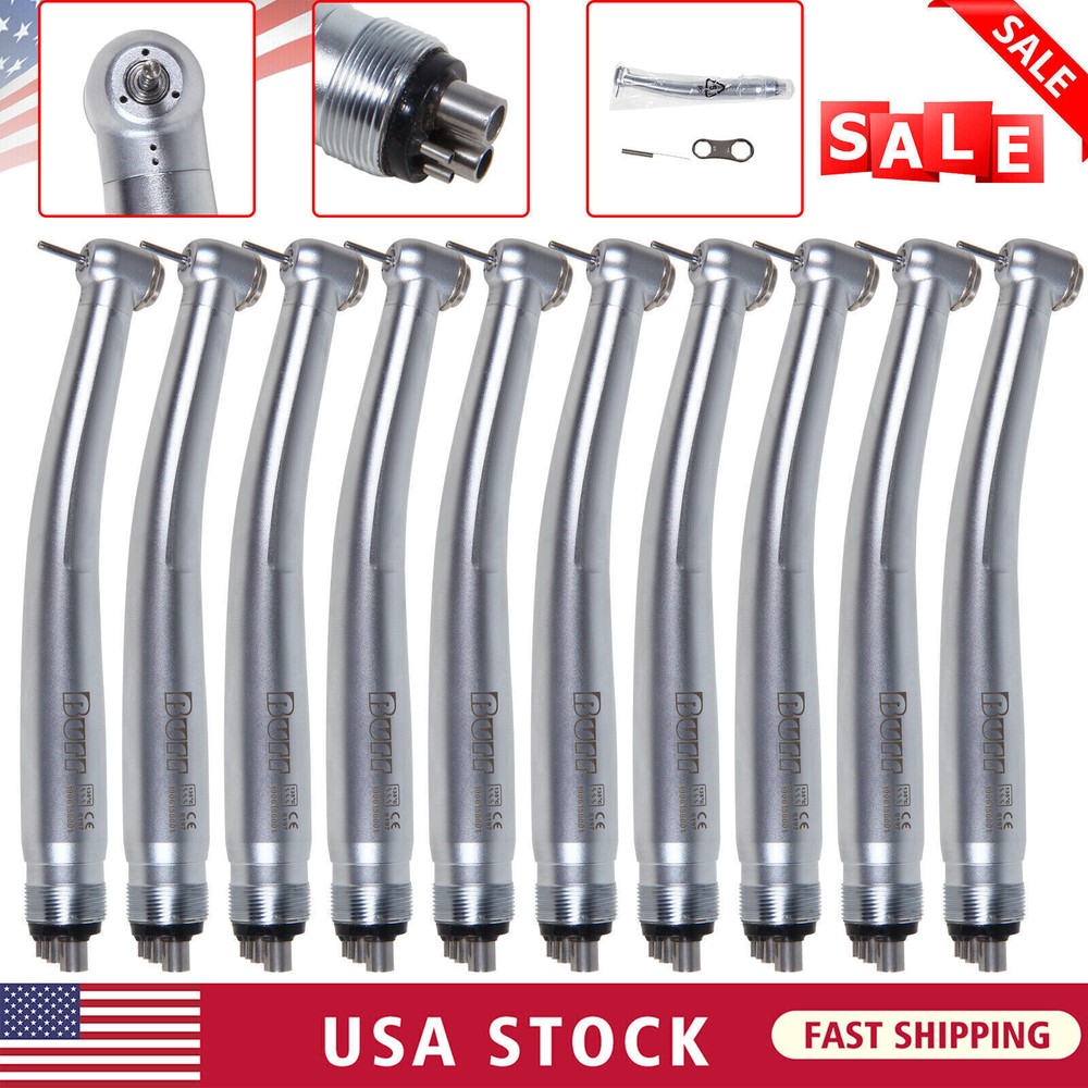 10pc NSK PANA MAX Style Dental High Speed Handpiece Turbine 4Hole Standard U3BM
